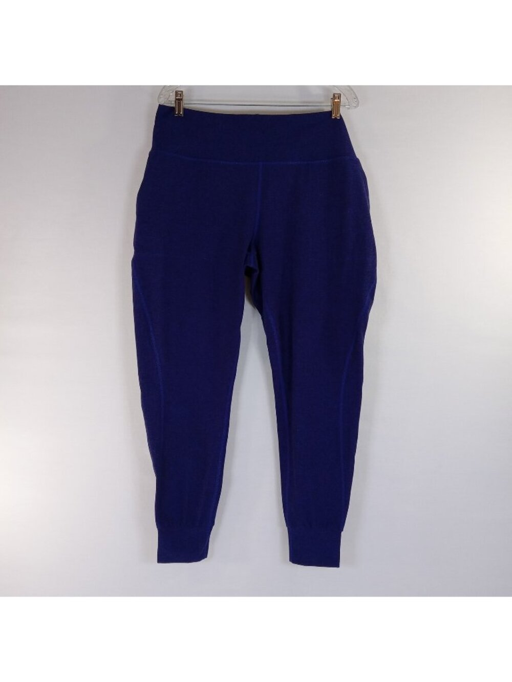 Zella Women's XL Heathered Blue Purple High Rise Jogger Activewear Pants Pockets